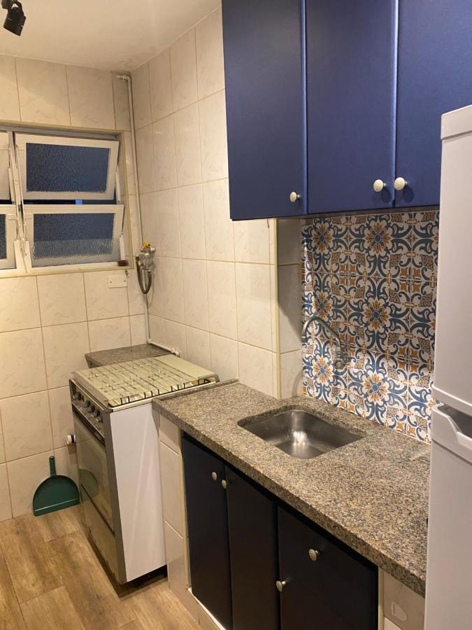 Apartamento Agradavel Em Santos Na Rua Da Praia. Bagian luar foto