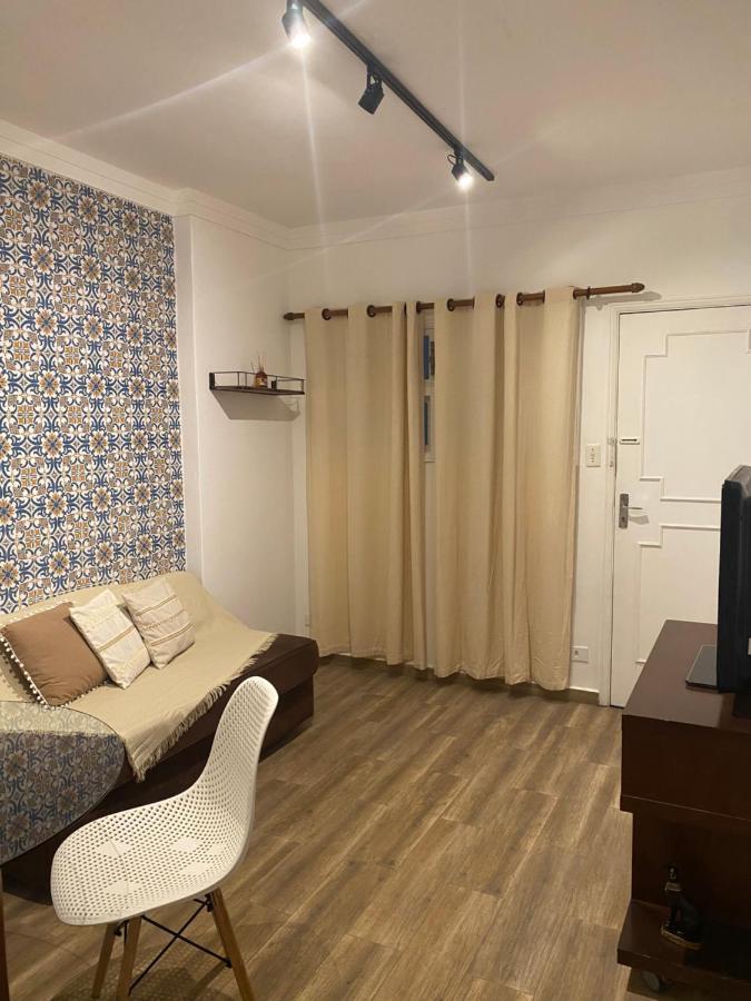 Apartamento Agradavel Em Santos Na Rua Da Praia. Bagian luar foto